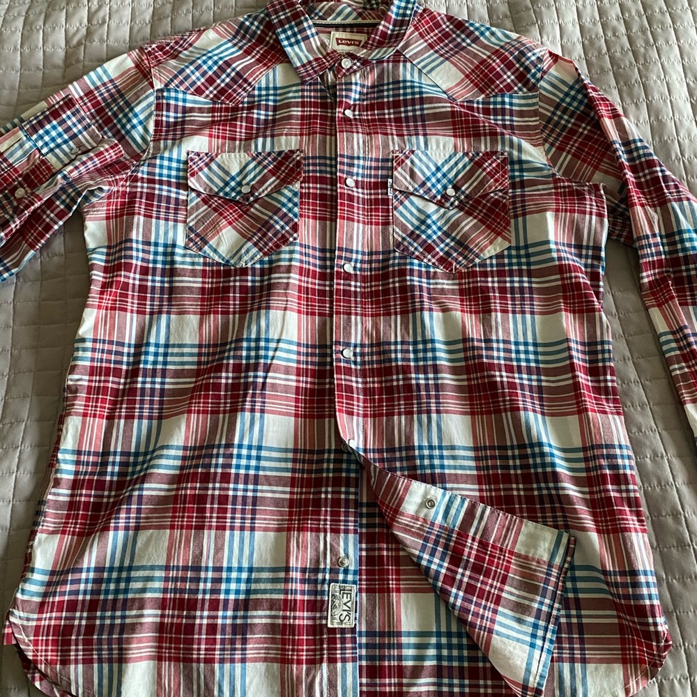 Levi Men’s Snap up Shirt